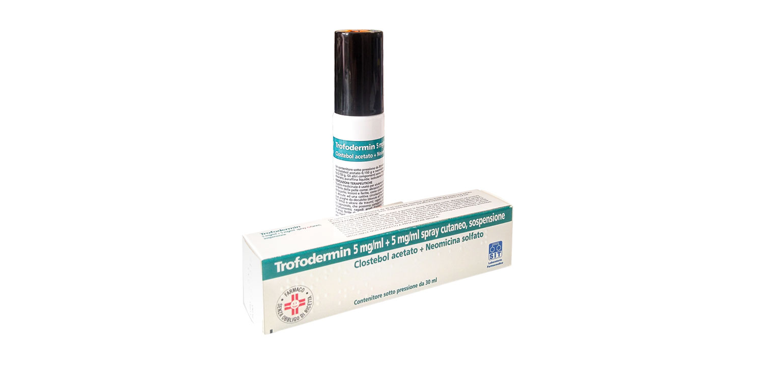 Trofodermin spray